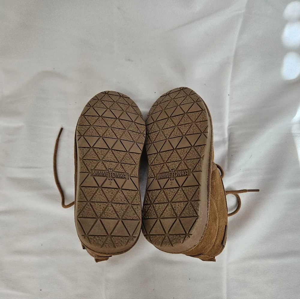 Minnetonka Kids Fur Shoes